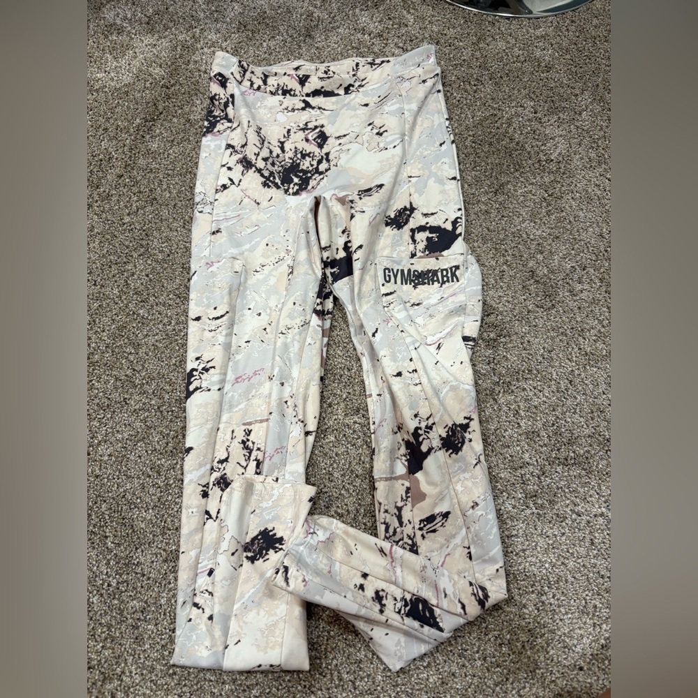 Gymshark ori marble leggings small